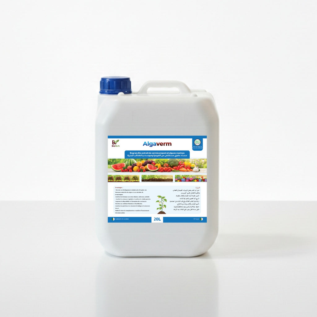 Algaverm® Extrait de vermicompost et algues marines 20L